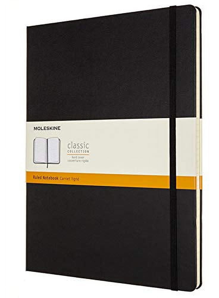 Moleskine Notebook, XXL, Ruled, Black, Hard Cover (8.5 X 11) Hardcover