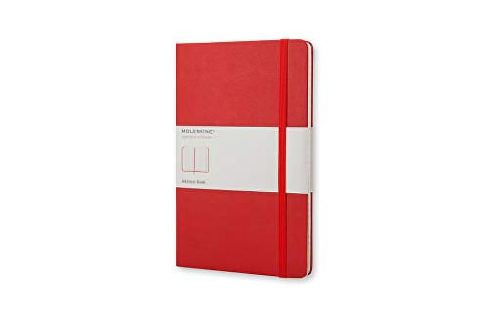 Moleskine PRO Address Book, Hard Cover, Large (5" x 8.25") Address Book