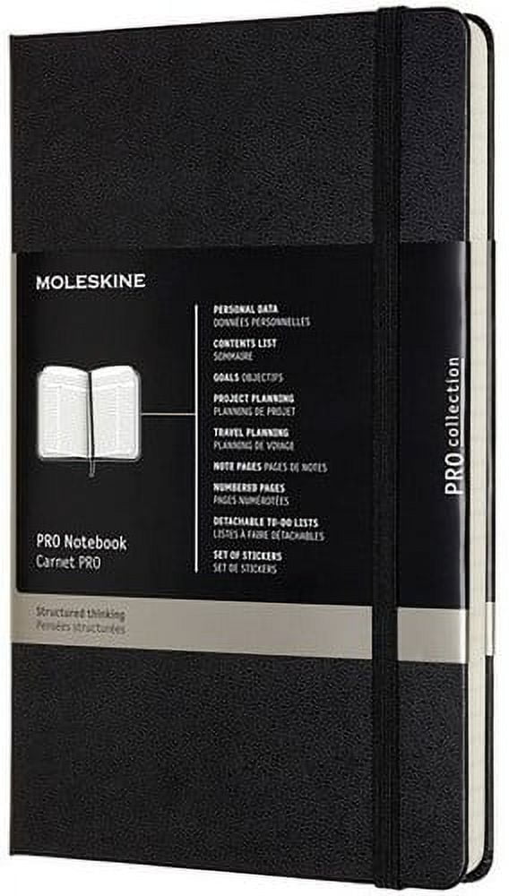 Moleskine PROFESSIONAL NOTEBOOK, 240 Pages, Black - Walmart.com Moleskine PROFESSIONAL NOTEBOOK, 240 Pages, Black - Walmart.com