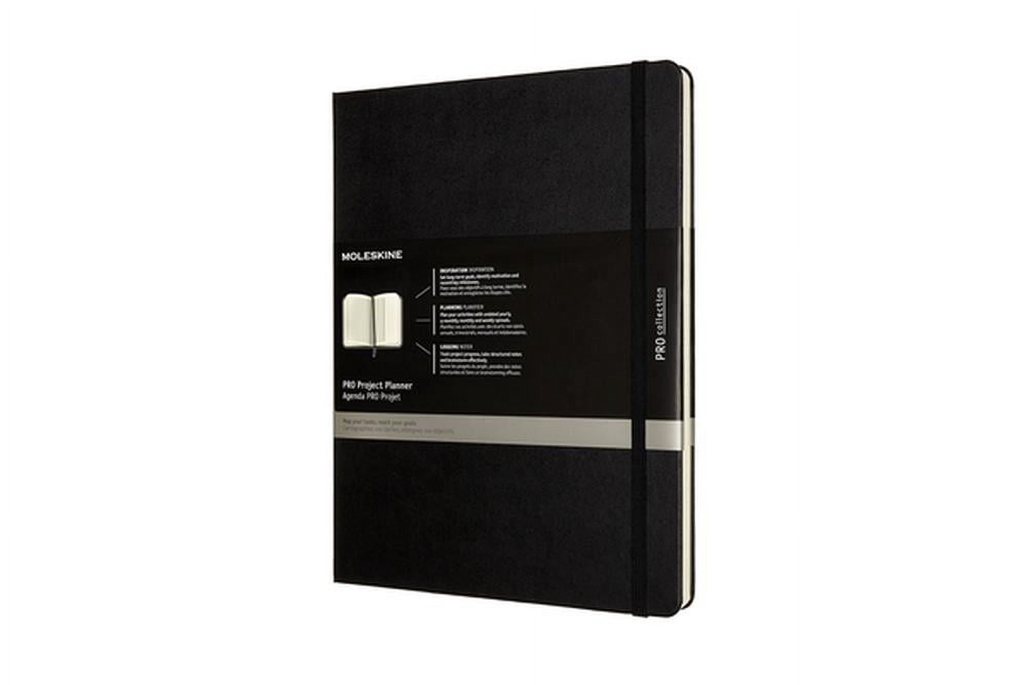 Moleskine Pro Project Planner 12 Months Extra Large Black