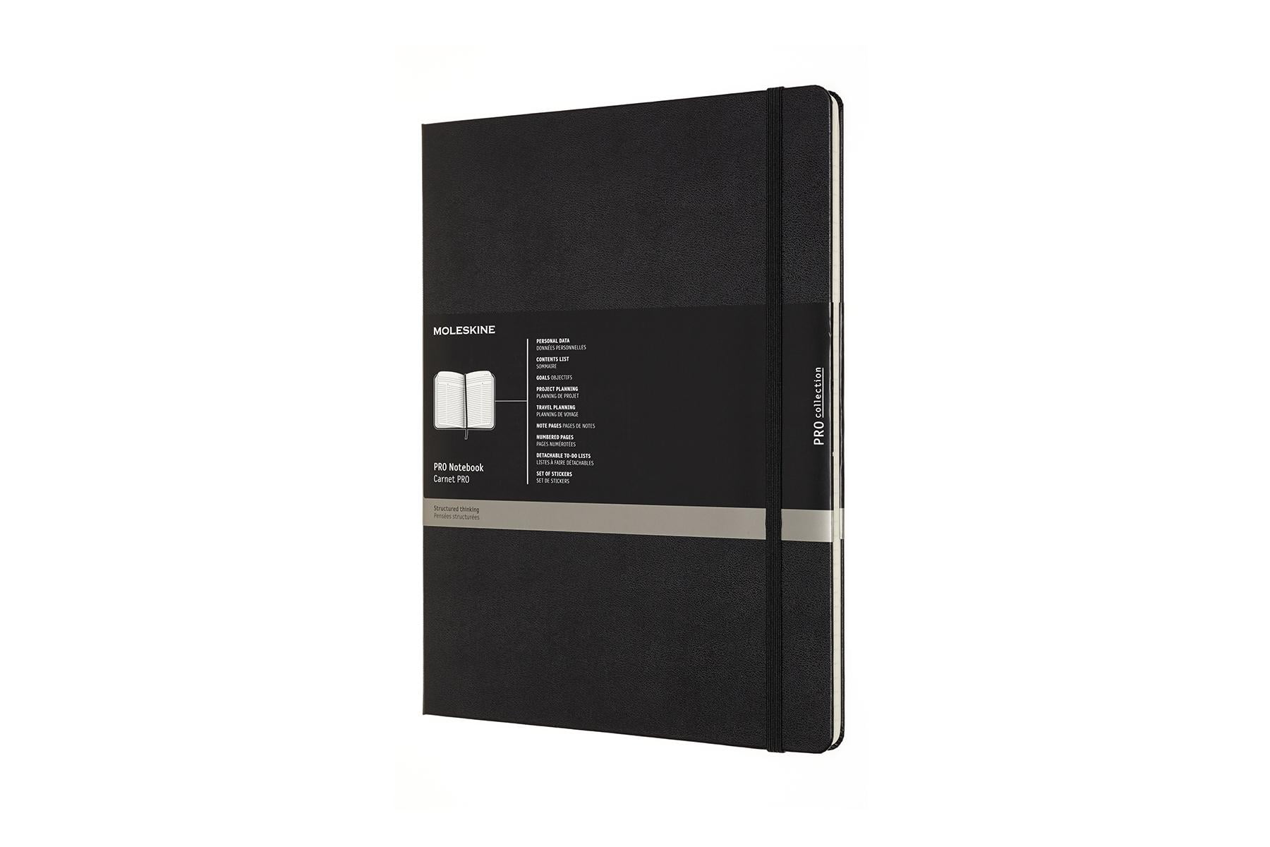 Moleskine Classic Hard Cover Notebook 5 x 8 14 Ruled 240 Pages Black -  Office Depot