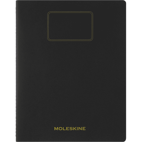 Moleskine Student Cahier Journal, Soft Cover, Plain, XXL (8.5" x 11"), Black