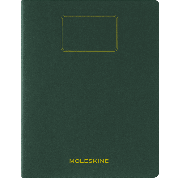 Moleskine Student Cahier Journal, Soft Cover, Ruled, XXL (8.5" x 11"), Myrtle Green