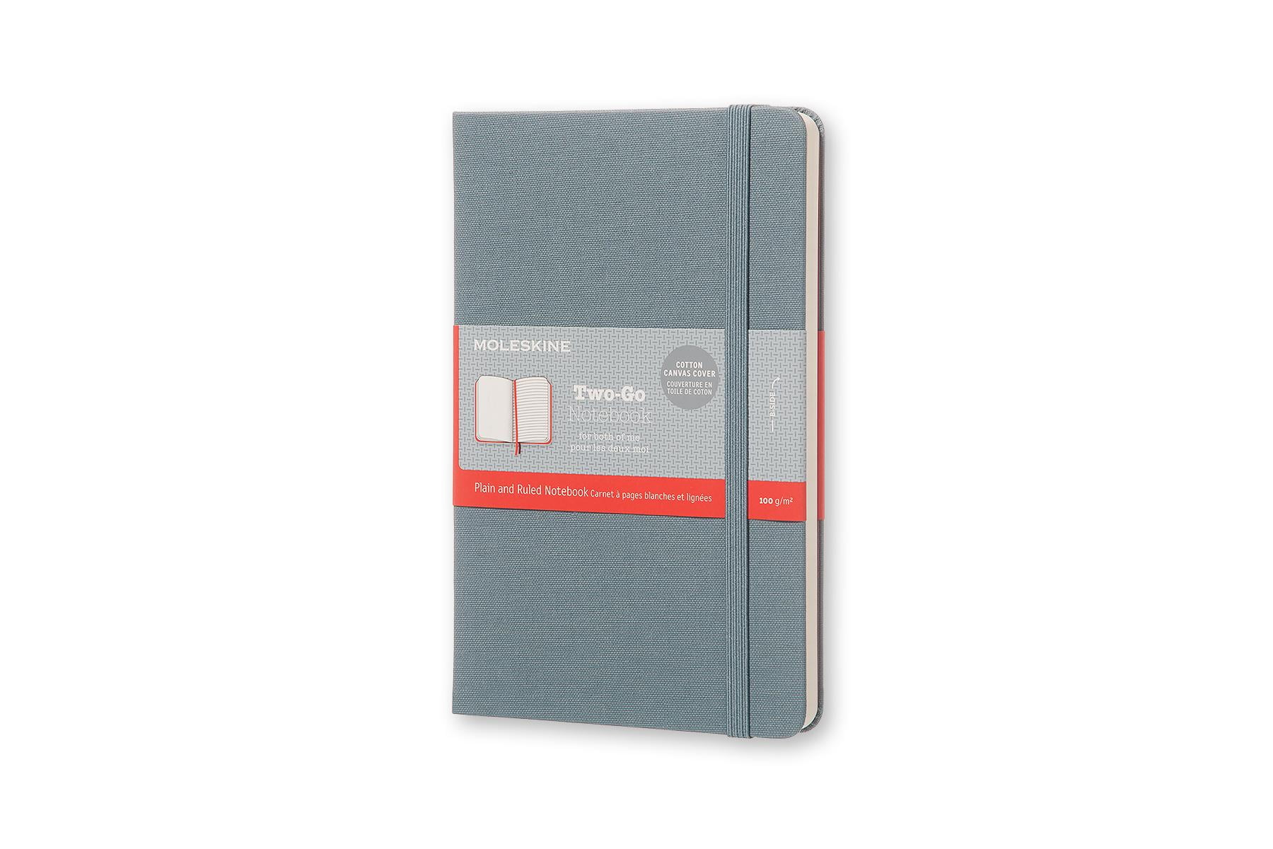 Moleskine TwoGo Notebook Medium RuledPlain Saxe Blue (Other)