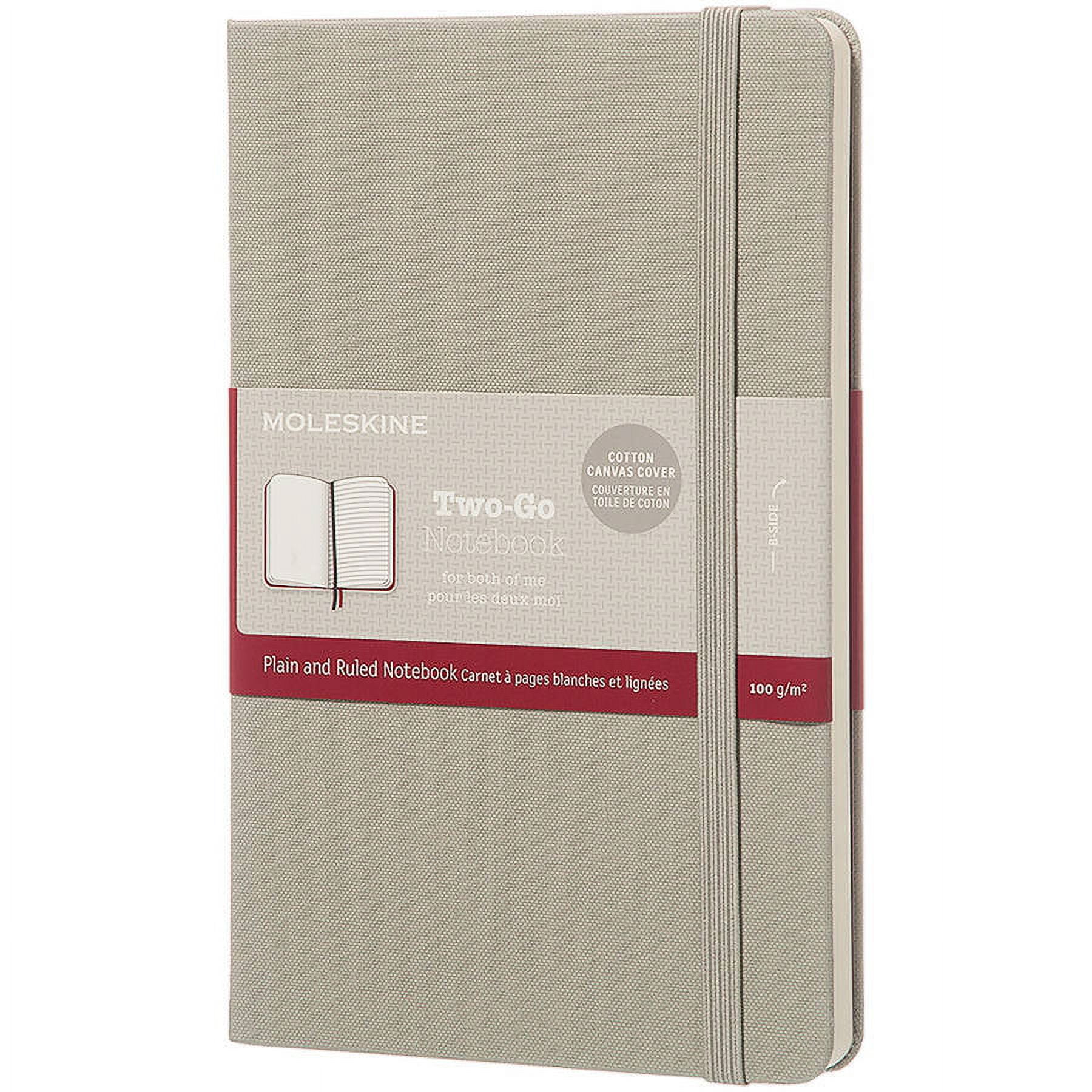 Moleskine TwoGo Ruled NotebookAsh Grey
