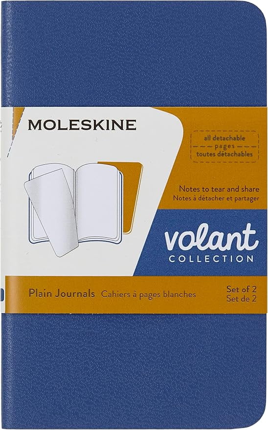 Moleskine Volant Journal, Soft Cover, XS (2.5" x 4") Plain/Blank
