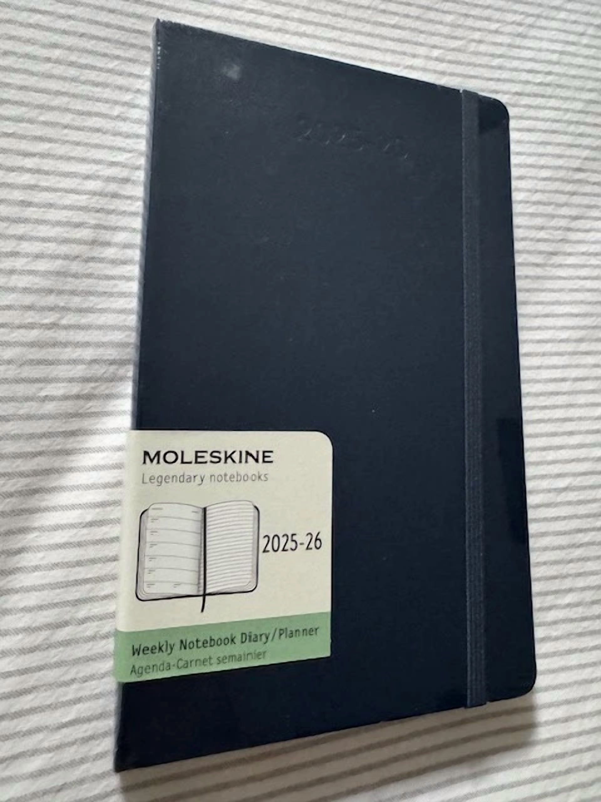 Moleskine Weekly Notebook Diary Planner 2025-26 18 Months Navy Blue Hard Sealed
