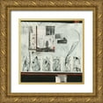 thumbnail image 1 of Molfenter, Erika 20x20 Gold Ornate Wood Framed with Double Matting Museum Art Print Titled - Aufstellung II, 1 of 4