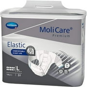 MoliCare Premium Elastic 10D Briefs, Unisex, Heavy Absorbency, Large, 14 Count