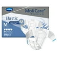 thumbnail image 1 of MoliCare Premium Elastic 6D Adult Incontinence Brief M Moderate Absorbency 165272, 90 Ct, 1 of 4