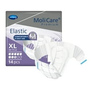 MoliCare Premium Elastic 8D Adult Incontinence Brief XL Heavy Absorbency 165474, 14 Ct