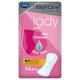thumbnail image 1 of MoliCare Premium Lady Pads Female Incontinent Pad 3-1/2 X 10-1/2 Inch 168624, Lady 1.5 Drop, 14 Ct, 1 of 3