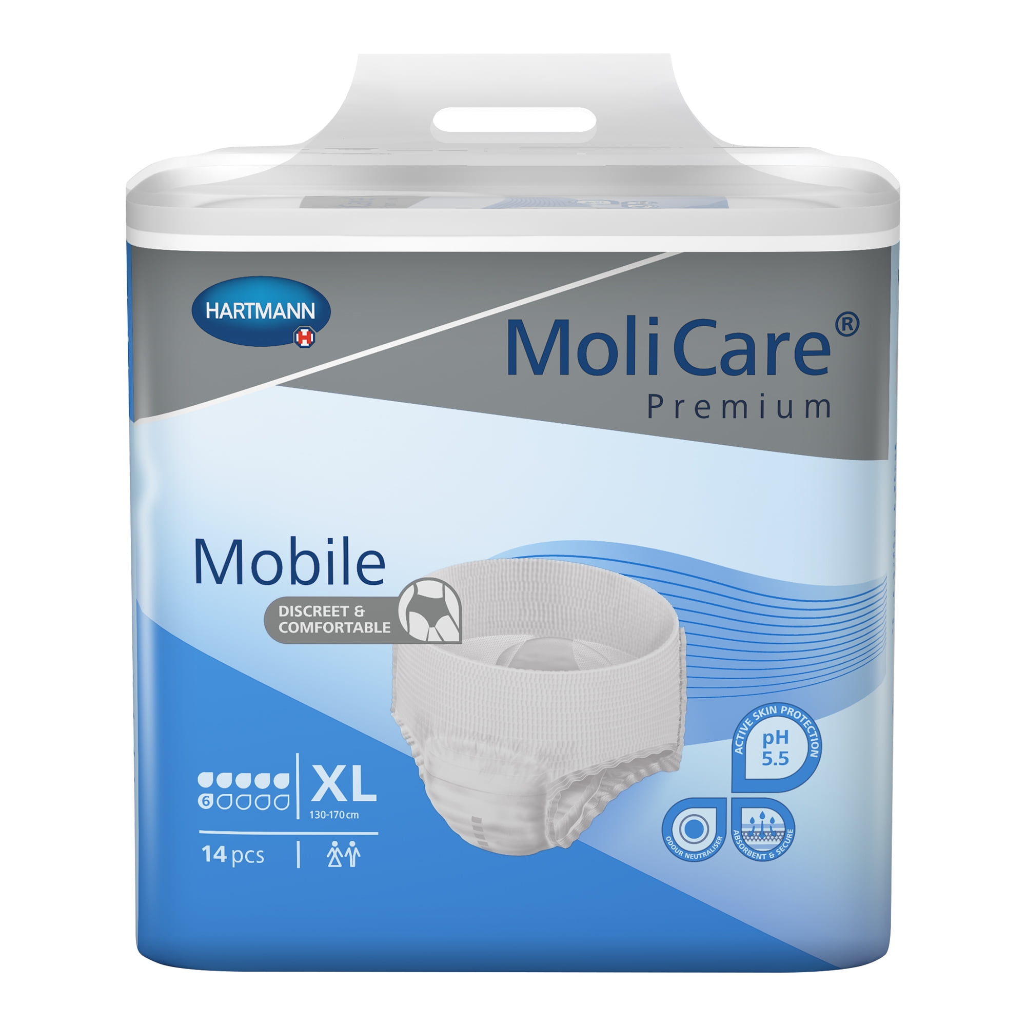 MoliCare Premium Mobile 6D Incontinence Underwear, Unisex