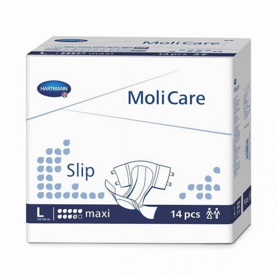 Molicare Slip Maxi Brief, Large 47" - 59" Part No. Pht165533 (14/package)