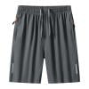 Molidfa Lightweight Shorts Men Red Activewear Walkshorts Quick Drying Solid Mens Shorts Casual