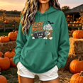 thumbnail image 1 of Molidfa Womens Scary Movies Hoodie Retro Graphic Oversized Halloween Pullover Top, 1 of 5