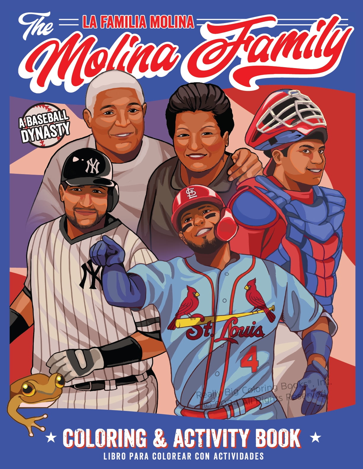 Molina Family Coloring Book Official Bilingual in English & Espanol