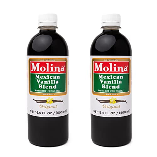 Molina Mexican Pure Vanilla Blend with Pure Vanilla Extract 33.86oz (2 ...