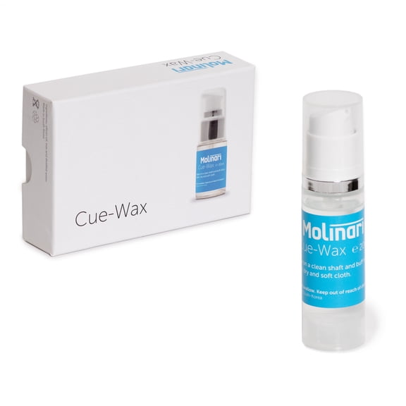 Molinari Cue Wax Billiard Pool Cue Shaft Protection & Smooth Glide Treatment 20 ml Dirt-Repellent Wax for Billiard Cue Shafts Made in South Korea
