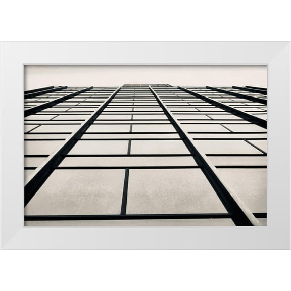Molinari, Michele 32x23 White Modern Wood Framed Museum Art Print Titled - NY-New York-WTC