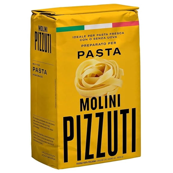 Molini Pizzuti Wheat Flour and Durum Semolina Blend Homemade Pasta Flour - 1KG , 35 ounce