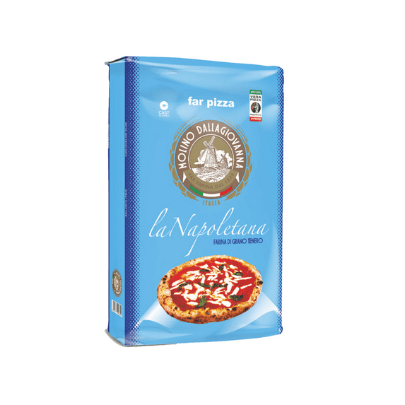 Molino Dallagiovanna LaNapoletana Tipo 00 Flour – Authentic Neapolitan Pizza Flour, 1kg (2.2lb)