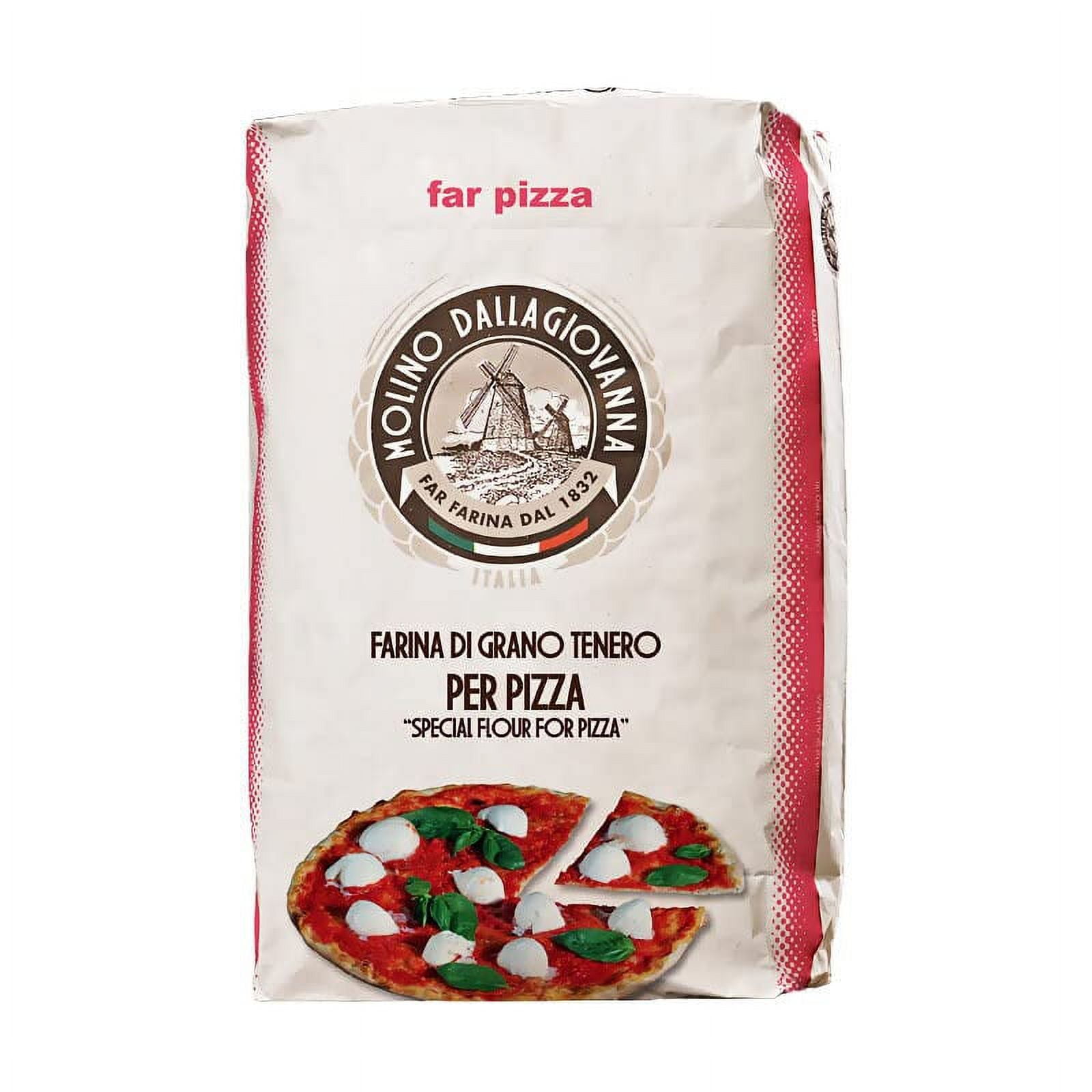 Molino Dallagiovanna Rossa 00 Pizza Flour Italian Soft Wheat Flour