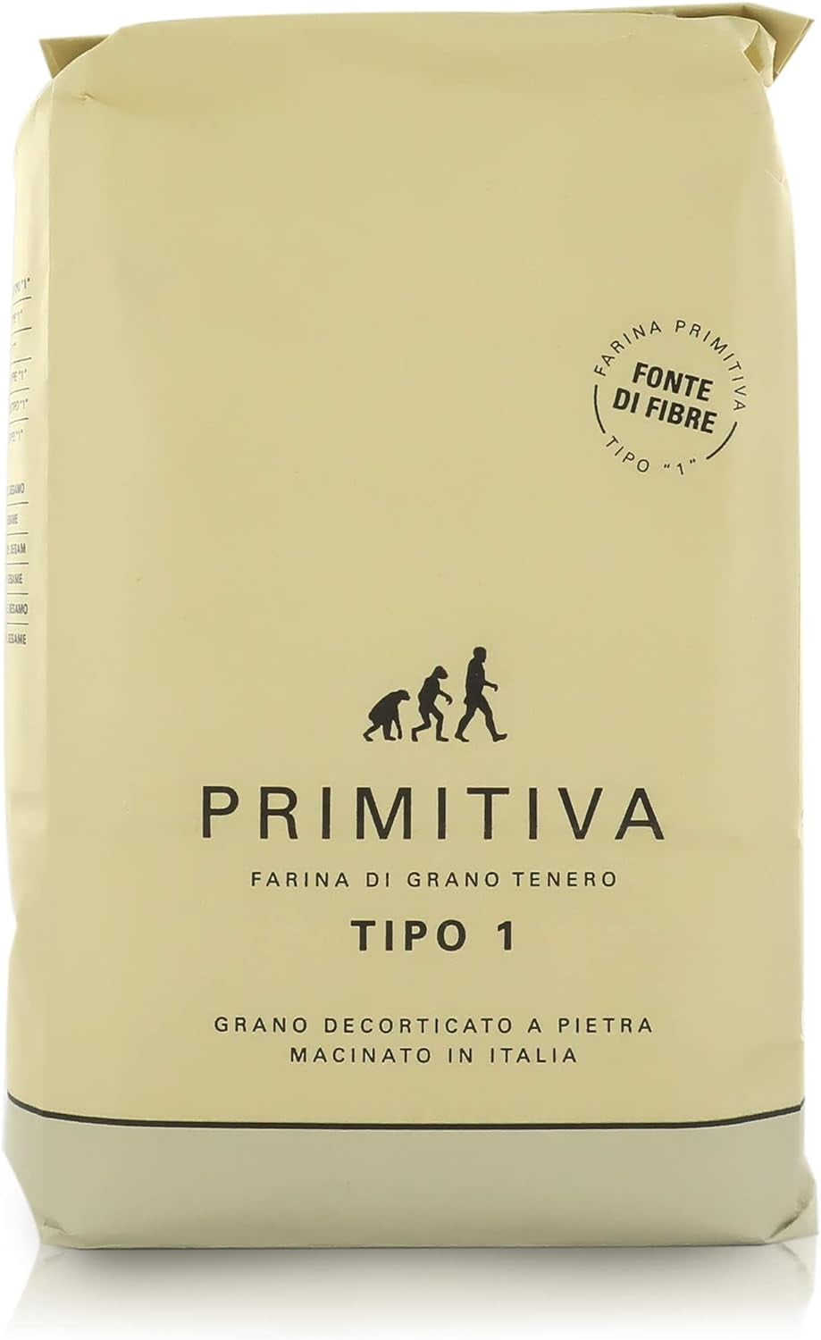Molino Pasini Primitiva, Farina di Grano Tenero Tipo "1", 1 KG