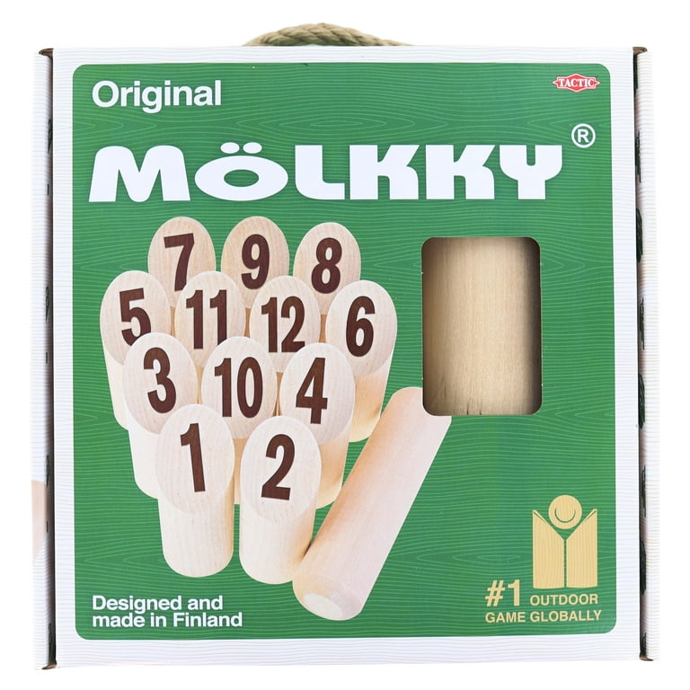 その他 Molkky Original Game by Tactic Games Tactic USA Molkky Finnish Skittles Game with Compact Storage Box