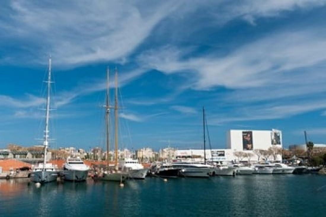Moll dEspana Port Vell Barcelona Spain Canvas Art - Sergio Pitamitz DanitaDelimont (24 x 15)