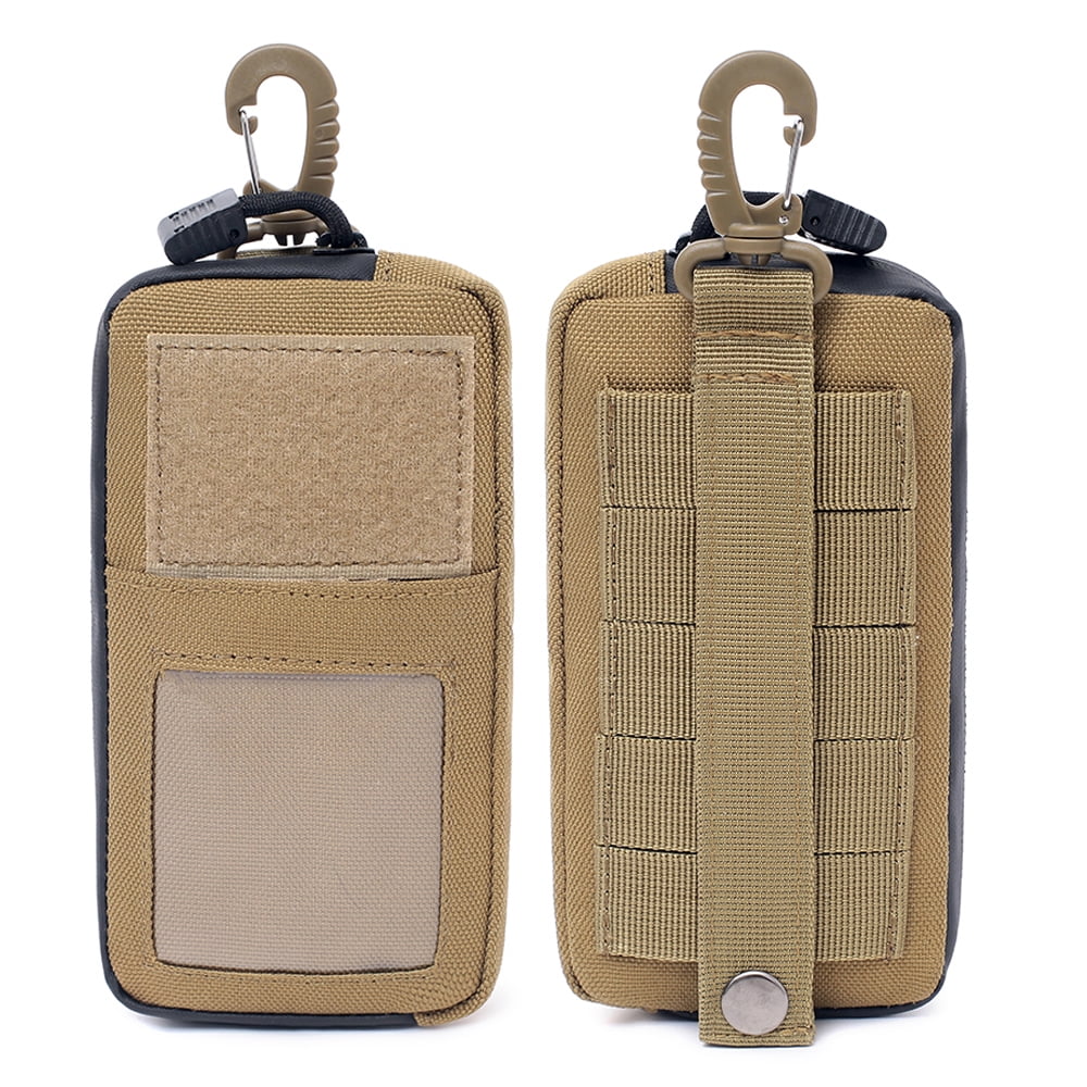 Molle EDC Pouch Small Organizer Waist Bag Waterproof Key Holder ID Card ...