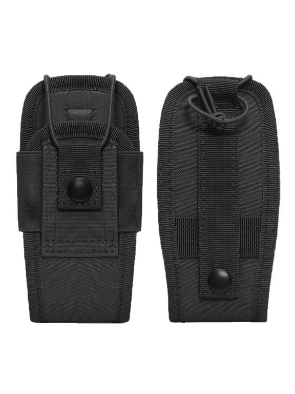 Molle Radio Holster Holder Case Heavy Duty Pouch Bag Adjustable Walkie Talkies Storage Pouch