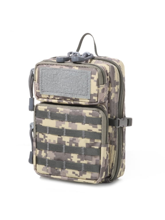 Molle Travel Outdoor EDC Multi functional Caming Waist Bag with Diagonal Span Small Hanging Bag Emergency First Aid