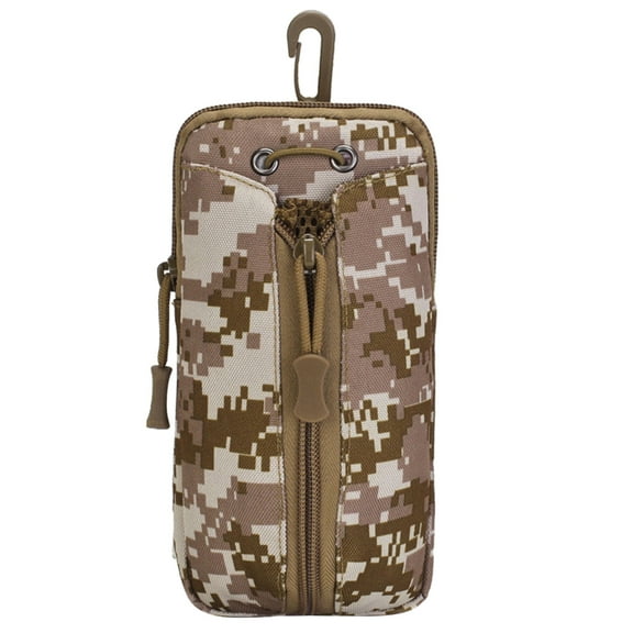 Molle Waist Bag Cell Phones Pocket Pouch Organizer for Climbing, Hiking, Cycling