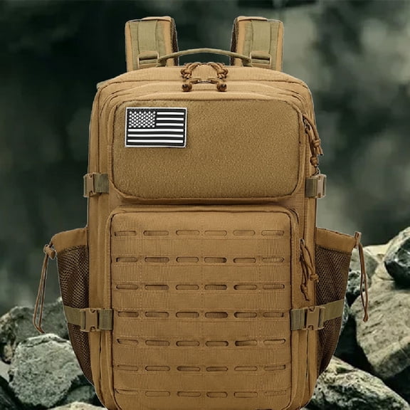 Molle3 Days Military Hiking Backpack Belt Bottle Rack,45L
