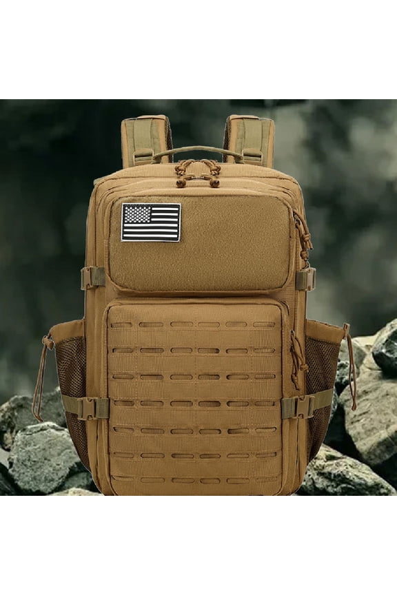 Molle3 Days Military Hiking Backpack Belt Bottle Rack,45L