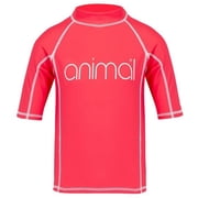 Molli Short Sleeve Rash Vest [Petunia Pink]