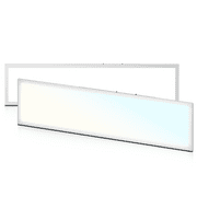 Mollie 2Pack 1x4 LED Flat Panel Light, 3 Color LED Panel Light Dimmable Drop Ceiling Troffer Fixture, 4000LM, 110LM/W