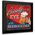 thumbnail image 1 of Mollie B. 12x12 Black Modern Framed Museum Art Print Titled - Beerholder, 1 of 5