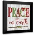 thumbnail image 1 of Mollie B. 12x14 Black Modern Framed Museum Art Print Titled - Peace on Earth, 1 of 5