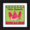 thumbnail image 1 of Mollie B. 15x15 Black Ornate Wood Framed with Double Matting Museum Art Print Titled - Hello Summer, 1 of 4