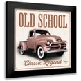 thumbnail image 1 of Mollie B. 20x20 Black Modern Framed Museum Art Print Titled - Old School Vintage Trucks I, 1 of 5