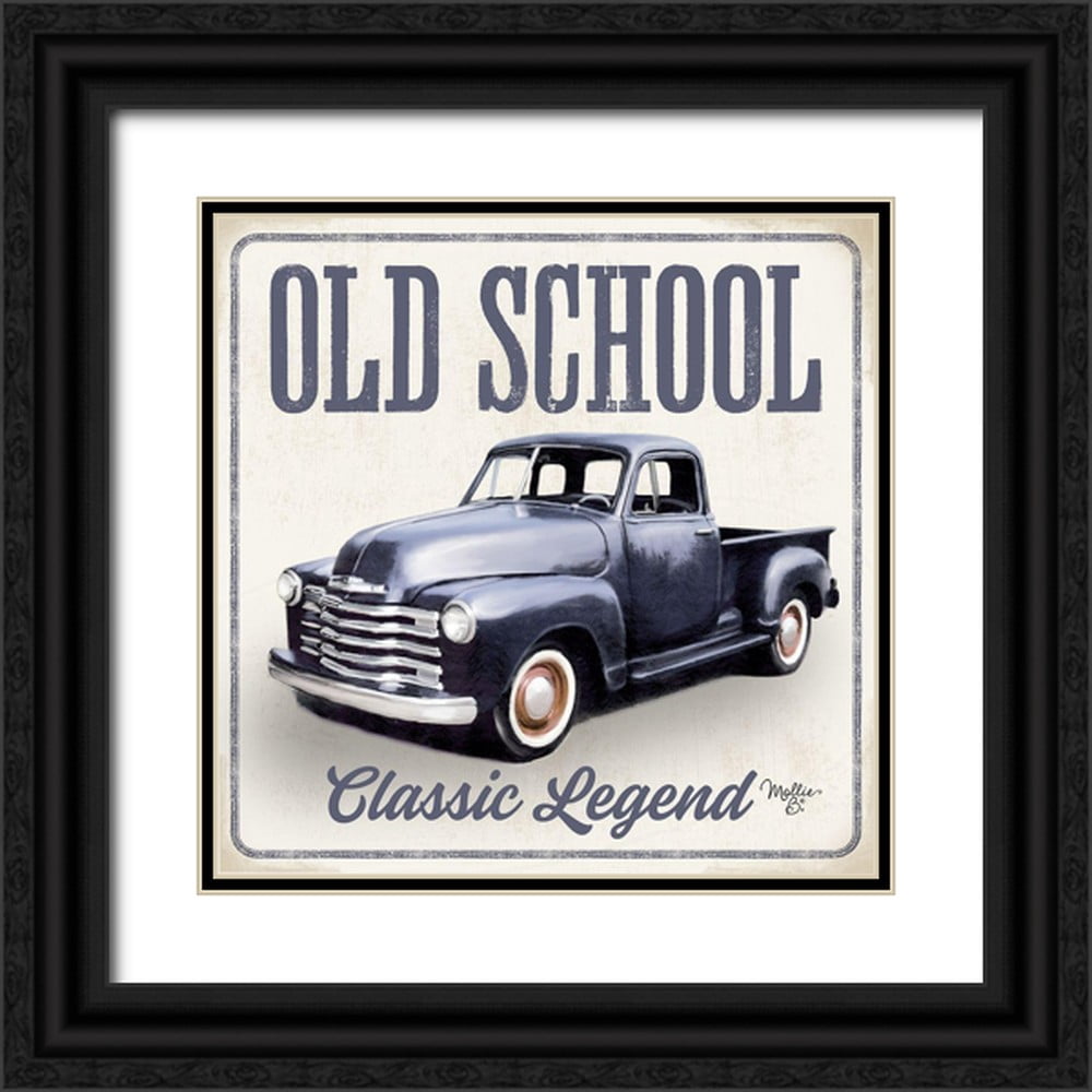 Framed Rucks Mollie B. 26x26 Black Ornate Wood Framed with Double Matting Museum Art ...