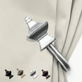 thumbnail image 1 of Mollie Curtain Rod Holdback - Satin Nickel,(5714-035), 1 of 3