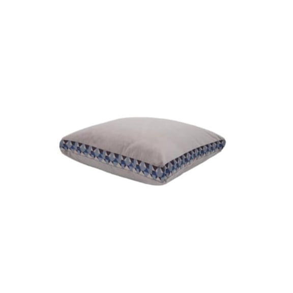 Mollie Decorative Pillow - Stone - 18 x 18 in. - Reversible Design