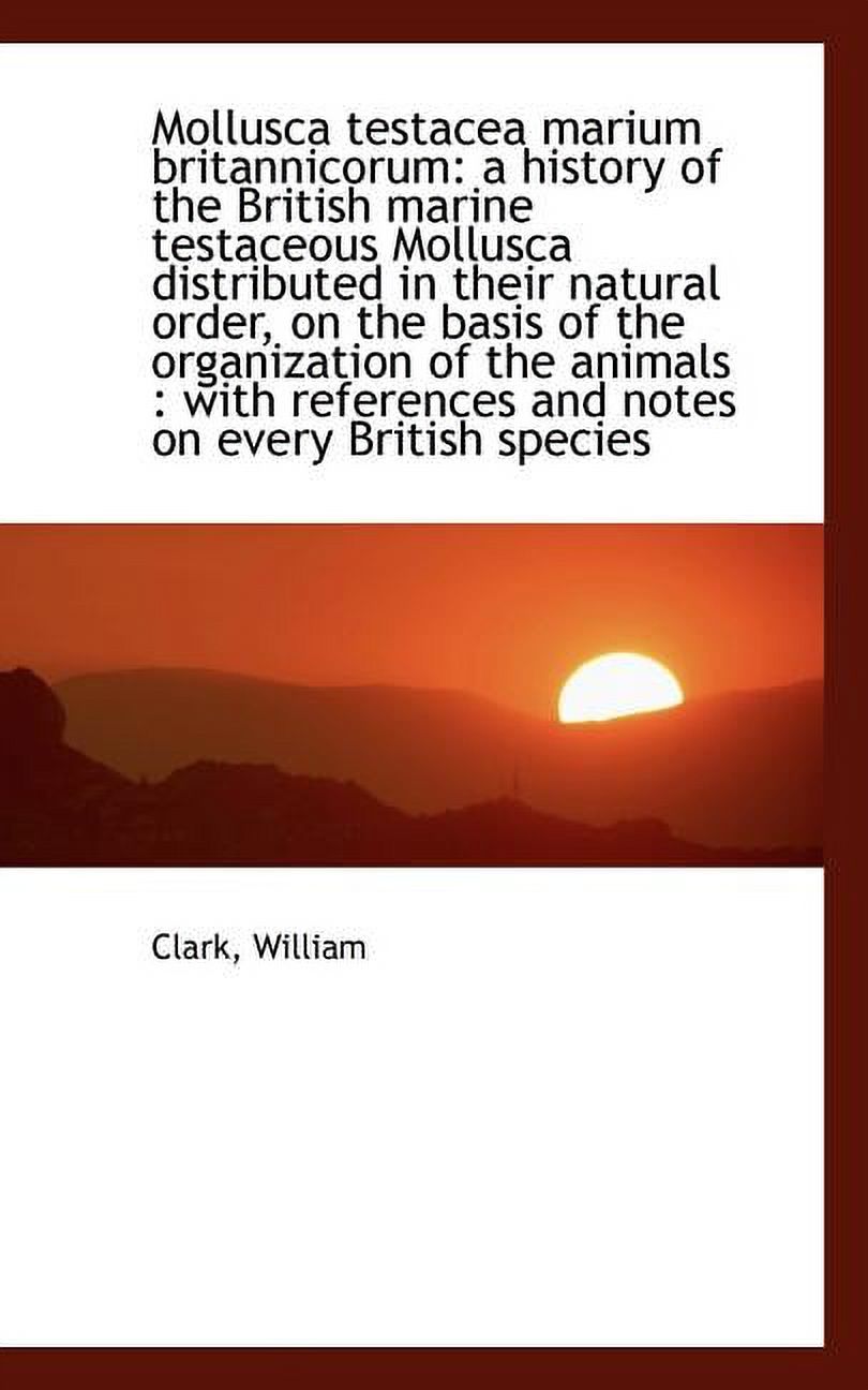 Mollusca Testacea Marium Britannicorum: A History of the British Marine Testaceous Mollusca Distribu Paperback