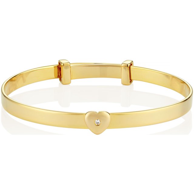 Molly B London 18ct Gold Vermeil Sterling Silver & Diamond Baby Love