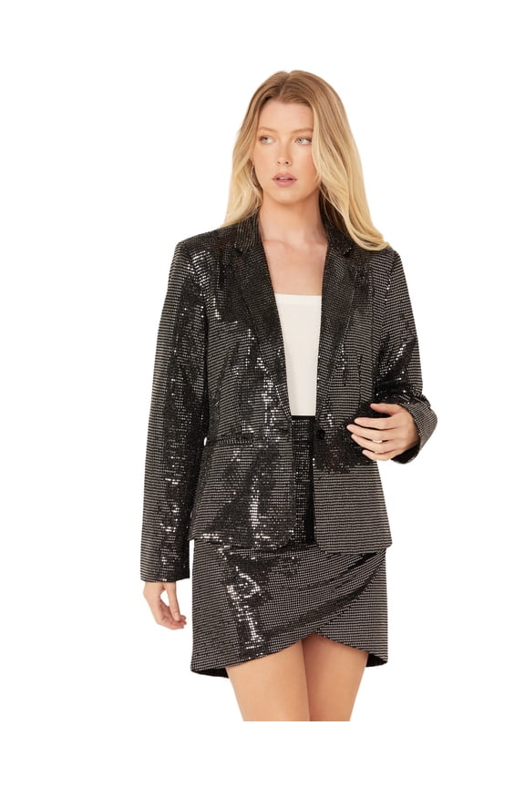 Women's Sequins Blazer - EW102BN US