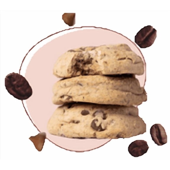 Molly Bz Big Joe Cookie - Chocolate and Fresh Ground Coffee (Pack of Five, 2oz cookies)