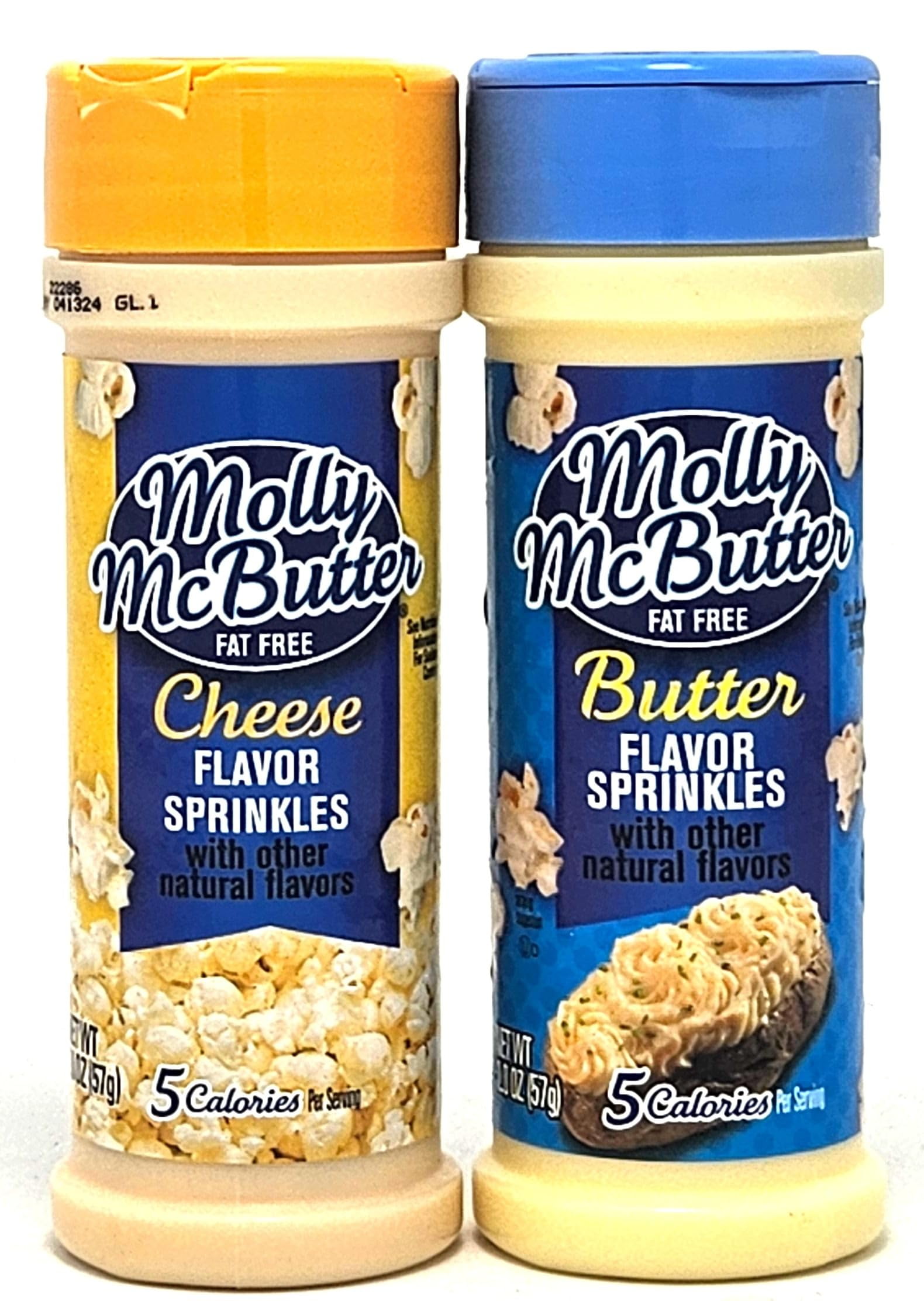 Molly McButter CM31 Butter and Cheese Flavor Sprinkles Bundle - 2 